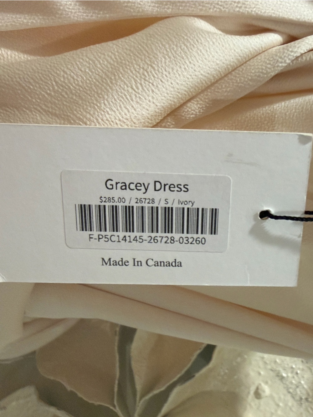 Park& Fifth Gracey Maxi Dress Ivory Halter Open Back Size Small NWT - Picture 15 of 15
